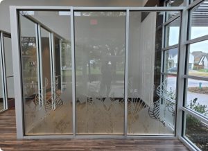 wall / window graphics installation