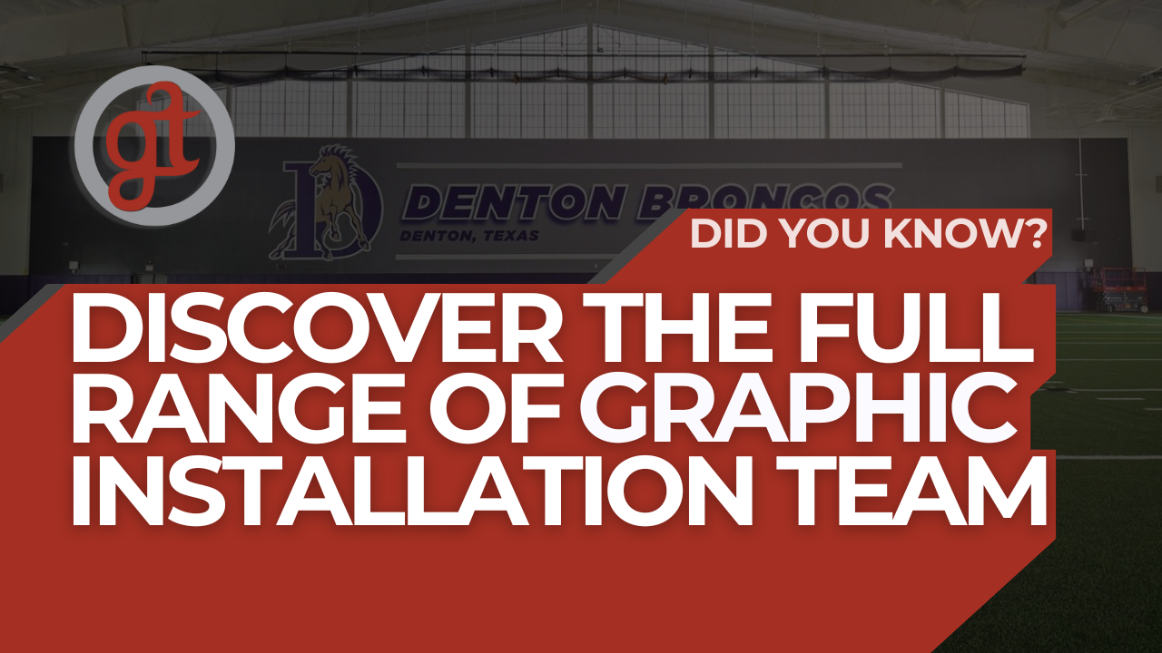 Graphic Installation Team Services Super Graphics Wall Window Installs